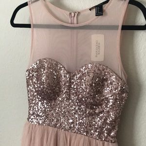 🎄 Blush Pink formal dress Small NWT